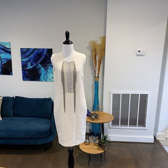 Stella McCartney  Shift Dress w/Chain Inset - Picture 4 of 8